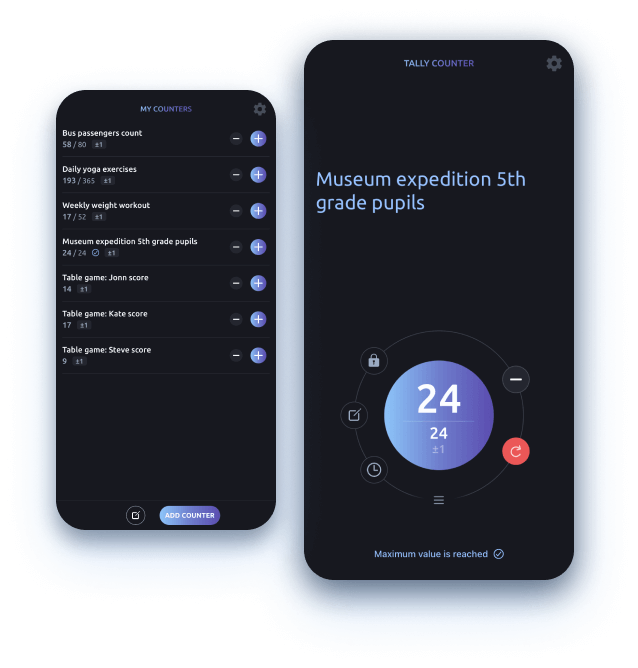 Tally counter app overview image